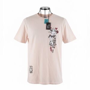 Men's Light Pink Graphic Tee